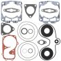 Vertex Pistons 711291 Vertex Gaskets 2006 Polaris 600 HO Fusion F/O Complete Gasket Kit w/ Oil Seals