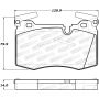 Stoptech 308.14030 Street Brake Pads - Front