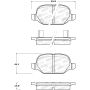 Stoptech 308.15690 Street Brake Pads - Front