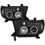 SPYDER 5086044 Projector Headlights - Eliminates AFS function - LED Halo - Black
