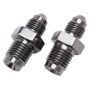 Russell 641323 Performance -3 AN SAE Adapter Fitting (2 pcs.) (Black)