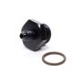 FRAGOLA FRG495112-BL #4 x 7/8-14 (#10) Radius O-Ring Fitting Black