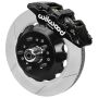 Wilwood 140-17149 Forged 6 Piston Superlite Caliper, GT 72 Vane Vented Spec37 Slotted Rotor - 14.00x1.25