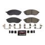 PowerStop Z23-888B PowerStop - Z23 Daily Driver Carbon-Fiber Ceramic Brake Pads with Hardware Kit
