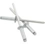 ALLSTAR PERFORMANCE ALL18192 1/8in Alum Rivet Silver 500Pk 5/16in-3/8in