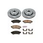 PowerStop KOE4602 OE Stock Replacement Low-Dust Ceramic Brake Pad and Rotor Kit