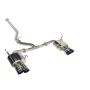 Remark 2022+ Subaru WRX Cat-Back Exhaust w/ Burnt Stainless Tip Cover