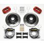 Wilwood 140-11405-DR Dynapro Low-Profile 11.00in P-Brake Kit Drill-Red 55-57 Chevy 2.34in Offset