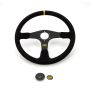 OMP RACING, INC. OMPOD0-1987-071 Velocita 380 Steering Wheel Black 380mm Dia.