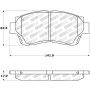 Stoptech 308.04760 Street Touring Brake Pads