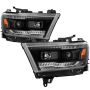 SPYDER 5087393 Projector Headlights - Sequential Turn Signal - Black
