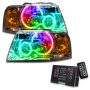 Oracle Lighting 7153-333 SMD Pre-Assembled Headlights, Chrome Bezel, ColorSHIFT(tm) 2.0