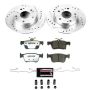 PowerStop K8330-26 Z26 Street Performance Ceramic Brake Pad and Drilled & Slotted Rotor Kit