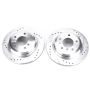PowerStop EBR1019XPR PowerStop Evolution Performance Drilled, Slotted & Plated Brake Rotor Pair