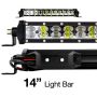 XKGLOW XK-BAR-14 XK Glow RGBW Light Bar High Power Offroad Work/Hunting Light w/ Bluetooth Controller 14In