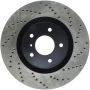 Stoptech 128.42076L Drilled Sport Brake Rotor