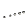 Ticon 126-10312-0110 Industries Titanium Nut Flanged M5x.8TP 8mm 6pt Head