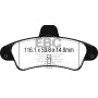 EBC Brakes DP3965/2C Redstuff Ceramic Low Dust Brake Pads