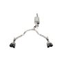 CORSA Performance 21127BLK Corsa 2021-2024 Tahoe/GMC Yukon 4DR 5.3L 4WD Dual Rear 3in - 2.75in Sport Cat-Back DW 4in BLK Tips