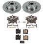 PowerStop KCOE6698 OE Stock Replacement Low-Dust Ceramic Brake Pad, Rotor and Caliper Kit