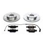 PowerStop K867 Z23 Daily Driver Carbon-Fiber Ceramic Brake Pad and Drilled & Slotted Rotor Kit