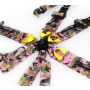 NRG SBH-HRS6PCPKCAMO FIA 6pt 2in. Shoulder Belt for HANS Device/ Rotary Cam Lock Buckle/ 3in. Waist Belt - Pink Camo