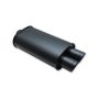Vibrant Performance 1155 STREETPOWER FLAT BLACK Oval Muffler with Dual Tips