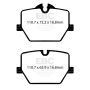 EBC Brakes UD2220 Ultimax OEM Replacement Brake Pads