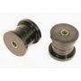 Prothane 80-82 Chevy Corvette Diff Carrier Bushings - Black