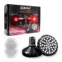XKGLOW XK1157B-RR-C XK Glow Motorcycle Rear LED Turn Signal Kit - Bullet Style Clear Lenses