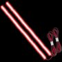 Oracle 4in LED Concept Strip (Pair) - Red