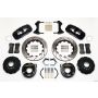 Wilwood 140-10951-D AERO4 Rear P-Brake Kit 14.00in Drilled Mopar/Dana 2.36in Off w/Snap Ring Brng
