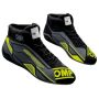 OMP RACING, INC. OMPIC0-0829-A01-178-40 OMP SPORT SHOES FIA 8856 -2018 BLACK / FLUO YELLO