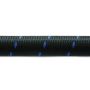 Vibrant Performance 11956B 2ft Roll of Black Blue Nylon Braided Flex Hose; AN Size: -6; Hose ID: 0.34