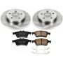 PowerStop KOE5975 OE Stock Replacement Low-Dust Ceramic Brake Pad and Rotor Kit
