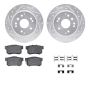 Dynamic Friction 7512-58022 Rotor Kit