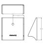 Ridetech 90000001 Weld-on rear lower air spring bracket for 3