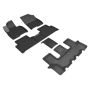 3D MAXpider L1KA07401509 22-23 Kia Sorento 6-Seats Kagu Floor Mat- Black R1 R2 R3
