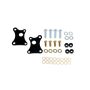 Ridetech 12129510 Rear caliper brackets for SN95 brakes with Ridetech 79-93 Mustang IRS.
