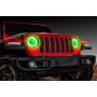 Oracle Lighting 1214-004 Jeep Wrangler JL/Gladiator JT LED Surface Mount Headlight Halo Kit - Green