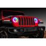 Oracle Lighting 1214-333 Wrangler JL/Gladiator JT LED Surface Mount Headlight Halo Kit - ColorSHIFT 2.0