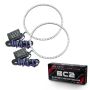 Oracle Lighting 1214-335 Wrangler JL/Gladiator JT LED Surface Mount Headlight Halo Kit - ColorSHIFT BC2