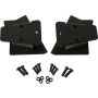 Kentrol 03-06 Jeep Wrangler TJ Mirror Relocation Bracket Pair - Powdercoat Black