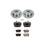 PowerStop KCOE6172 OE Stock Replacement Low-Dust Ceramic Brake Pad, Rotor and Caliper Kit