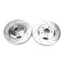 PowerStop AR82121XPR PowerStop Evolution Performance Drilled, Slotted & Plated Brake Rotor Pair