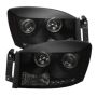 SPYDER 5078391 Projector Headlights - LED Halo - Black Smoke