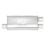 MagnaFlow Exhaust Products 12266 Straight-Through Performance Muffler; 2.5/2.25in. Offset/Dual; 5x18x8 Body