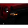 Raxiom J134143-JL 18-23 Jeep Wrangler JL Axial Series LED Fender Flare Marker Lights- Smoked