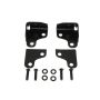 Kentrol 07-18 Jeep Wrangler JK Windshield Light Mount - Powdercoat Black