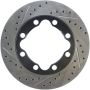 Stoptech 127.66026R Slotted & Drilled Sport Brake Rotor
